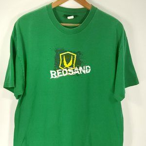 RedSand Originals Graphic T-Shirt Men's XL Short Sleeve Green Distressed